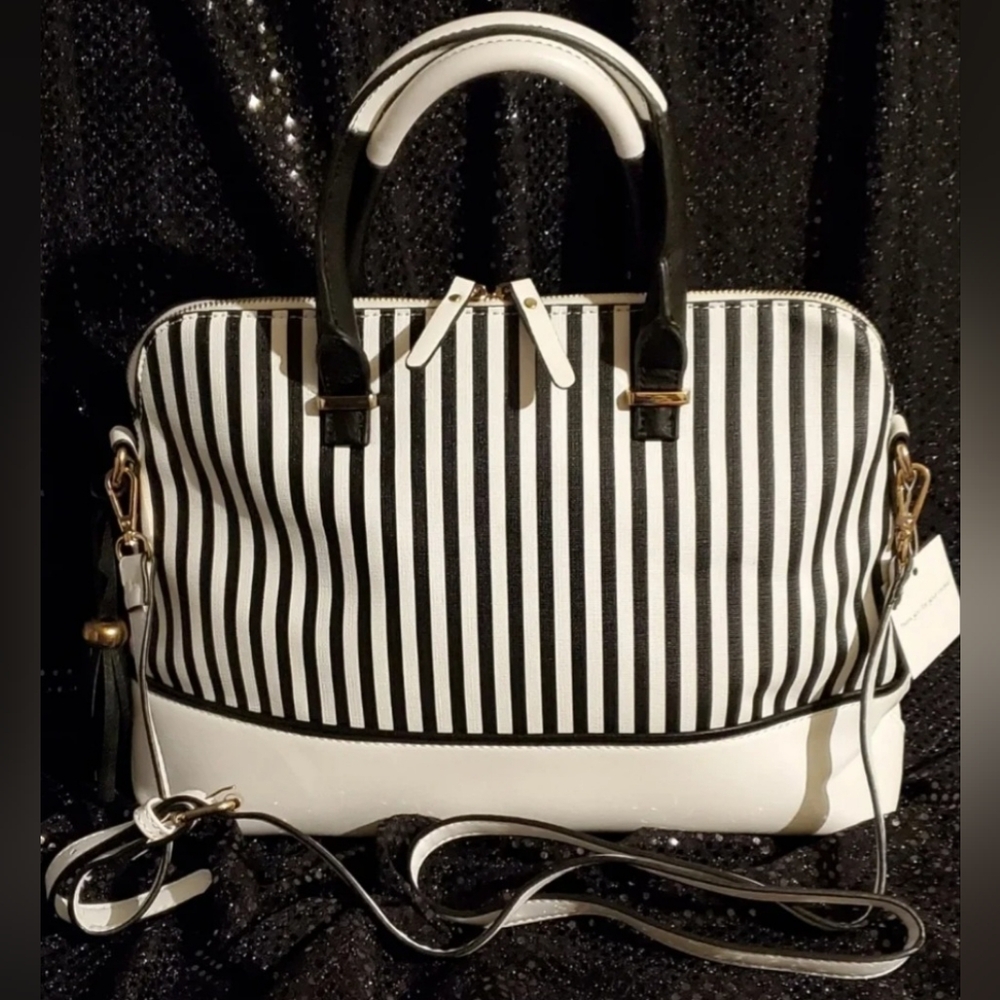Striped Oversized Tote👜